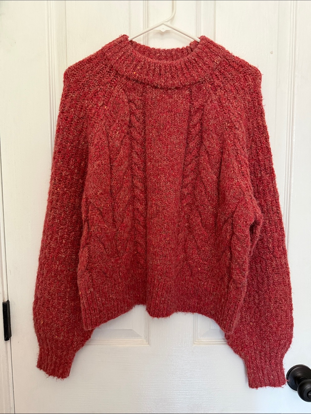 Universal Thread Red Cable-Knit Turtleneck Sweater